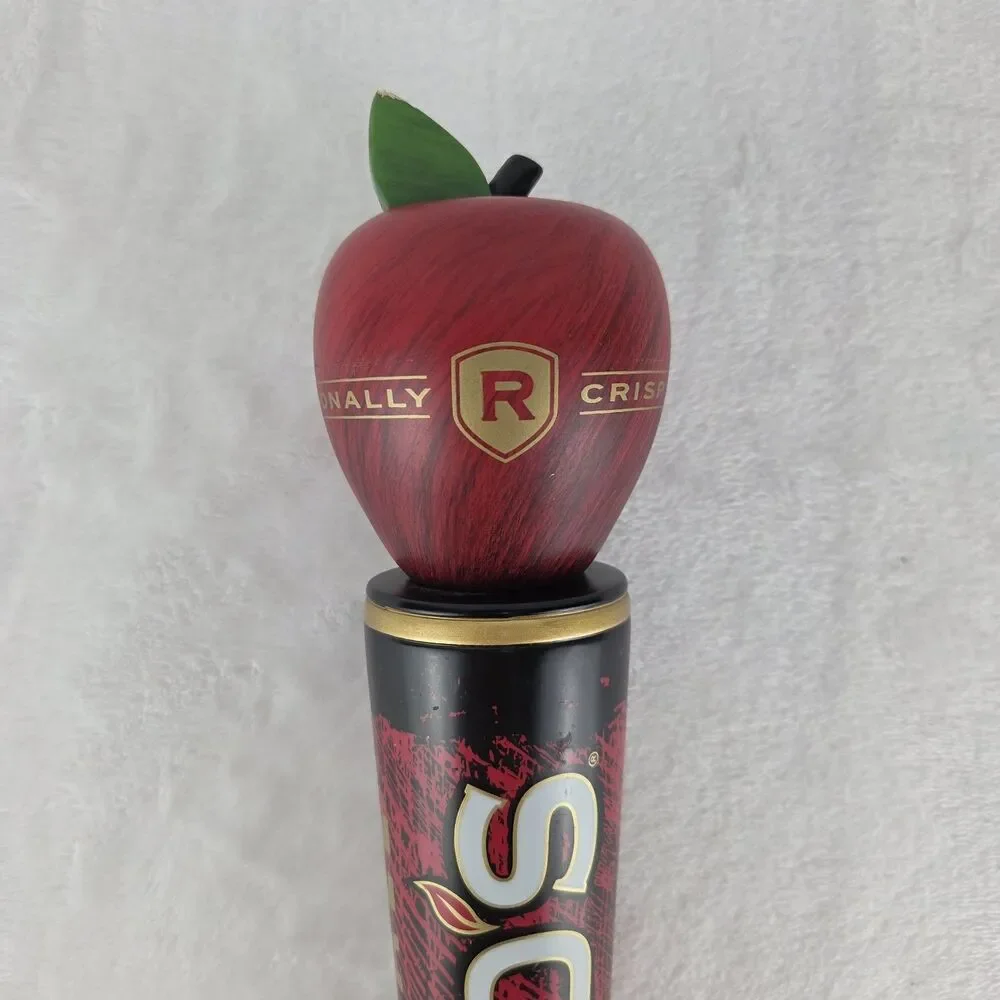 Vintage Redd's Apple Ale Beer Tap Handle Red Apple Draft Tap Knob Man Cave 13